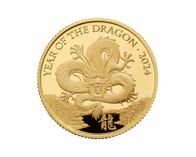 Lunar Year of the Dragon - The Royal Mint 1/4oz Proof